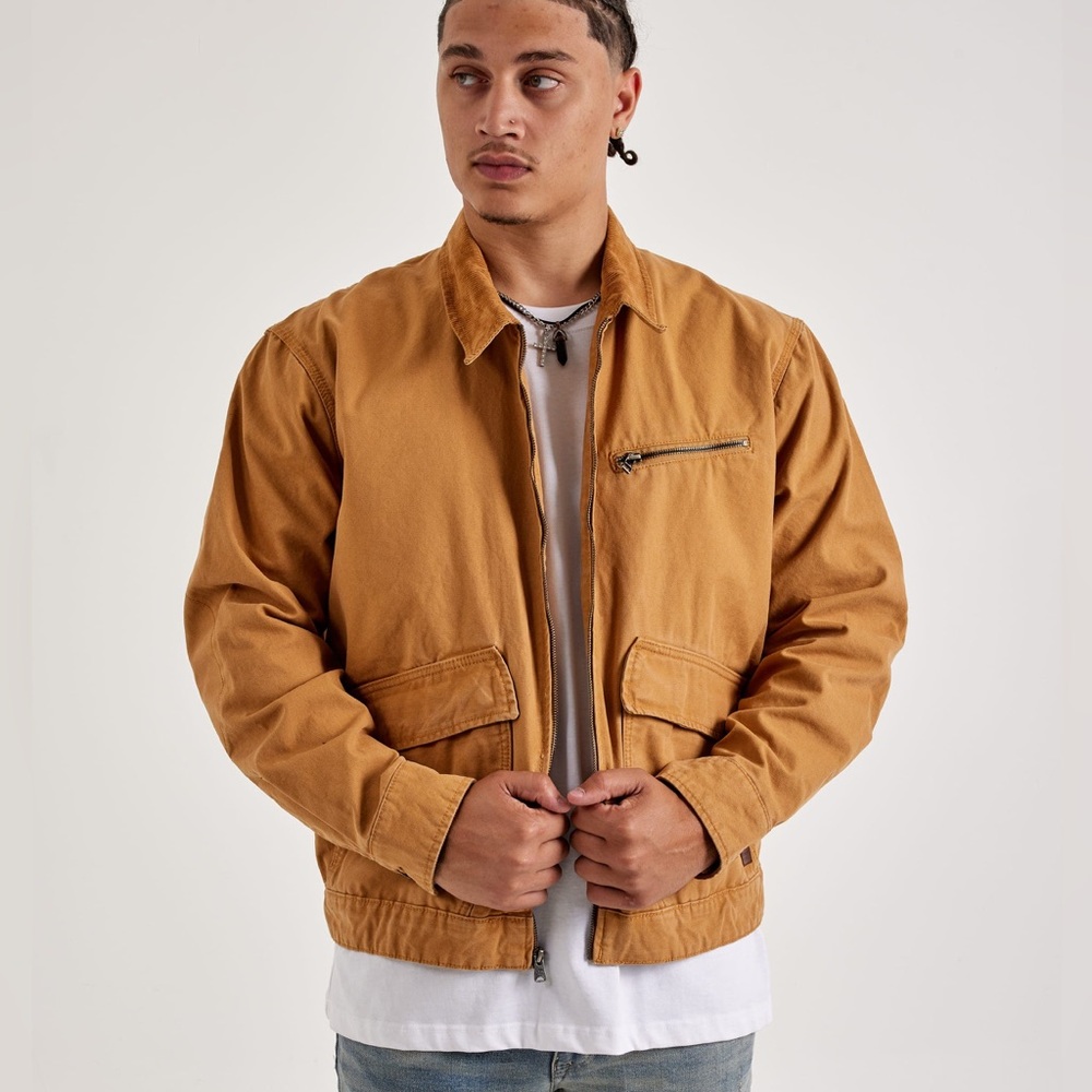 NEW Timberland Men’s Stratford Washed Canvas Jacket L